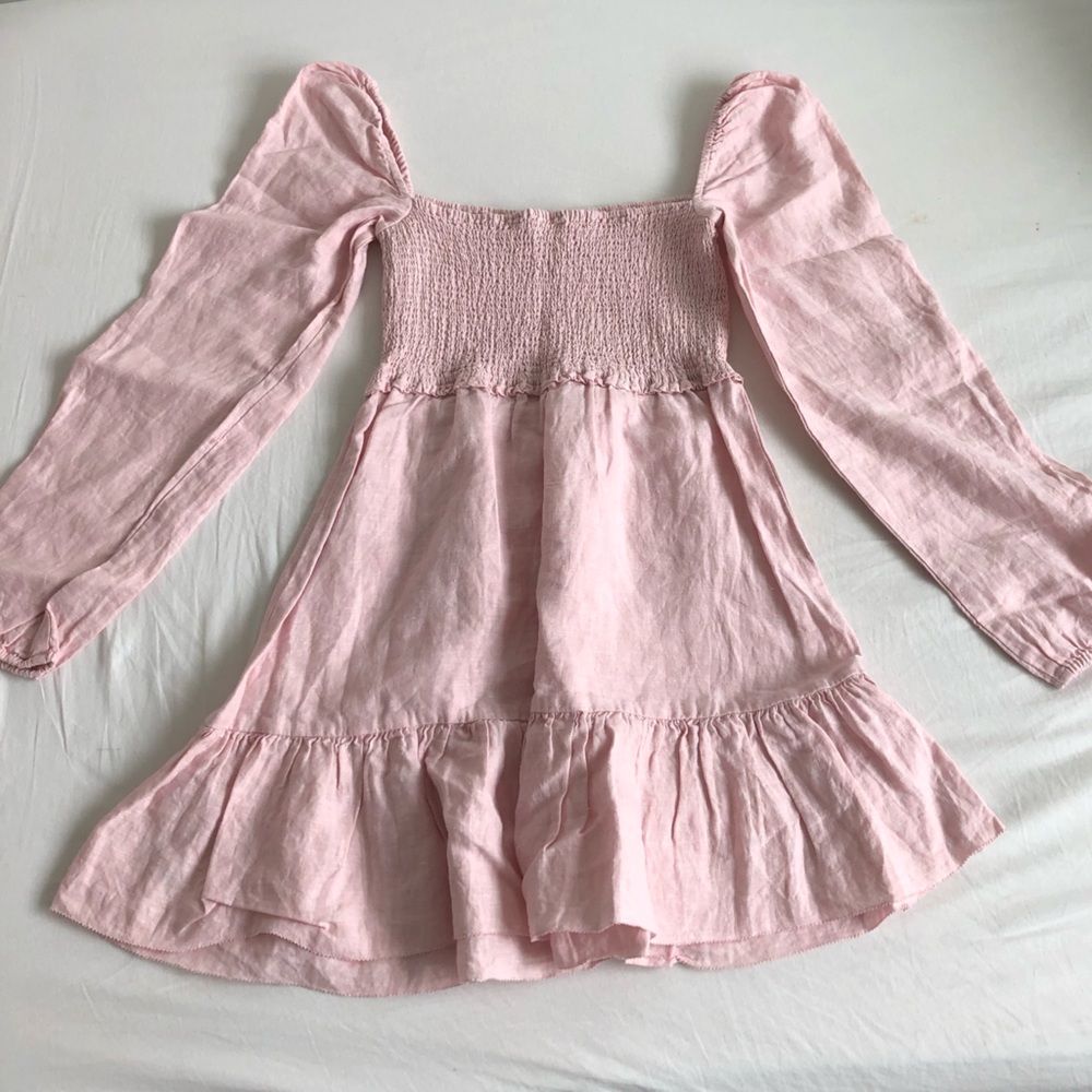 Aritzia Wilfred Linen Tempest Dress